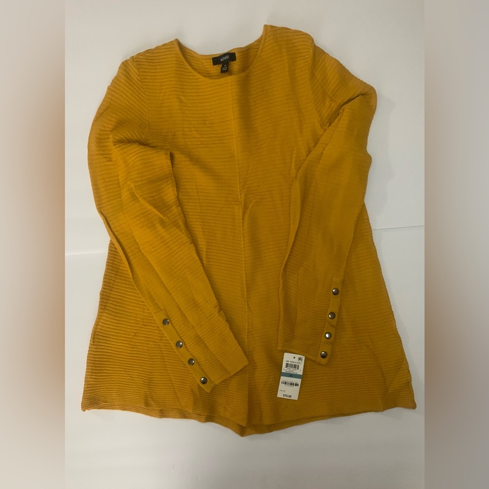 Long Yellow Knit Top